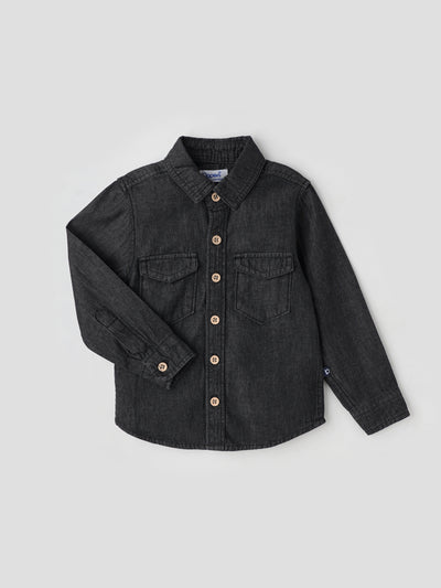 Popees Elegant Denim Casual Shirt Modern Look & Comfortable Fit (1-4 Years) for Baby Boys