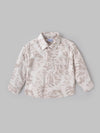 Popees Baby Boys Tropical Leaf Printed Cotton Shirt|Full Sleeve Button-Down Casual Wear with Chest Pocket |9 Months to 4 Years