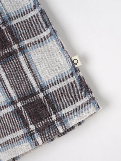 Popees Baby Boys Checked Cotton Shirt | Short Sleeve Plaid | 9M–4Y