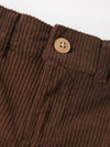 Popees Baby Boys Brown Corduroy Casual Pant| 9 Months–4 Years