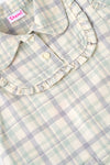 Popees Baby Girl Cotton Checked Dress with Peter Pan Collar| 9-12 Months - 4 Years