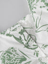 Popees Baby Girls Green Floral Print Peplum Top with Puff Sleeves| 9 Months–4 Years