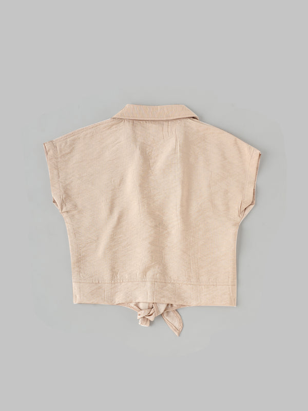 Popees Front-Open Collared Top (1–6 Years) – Lightweight & Comfortable Baby Girl Wear