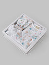 Popees Newborn Baby Muslin Clothing Gift Set 6-Piece| 100% Cotton Soft Breathable Essentials Kit |0-1 & 3-6 Months