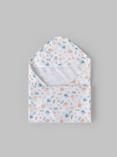 Popees Newborn Baby Muslin Clothing Gift Set 6-Piece| 100% Cotton Soft Breathable Essentials Kit |0-1 & 3-6 Months