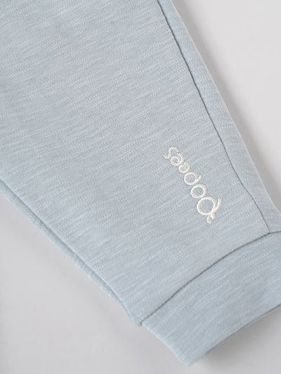 Popees Baby Boys Cotton Knit Pants with Elastic Waist|Soft Solid Joggers| 3–24 Months