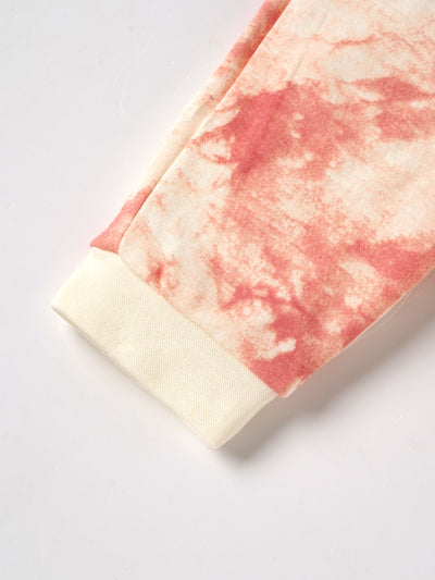 Popees Baby Boys Cotton Jogger Pants| Terracotta & Cream| 3-24 Months
