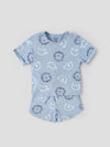 Popees Baby Boys Animal Print T-Shirt & Shorts Set |Cotton Summer Outfit (3M–24M)