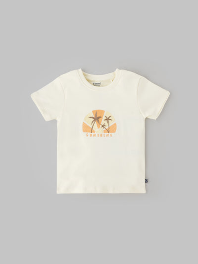 Popees Skin-friendly & Comfy Printed T-shirt (3-36 Months) for Baby Boys