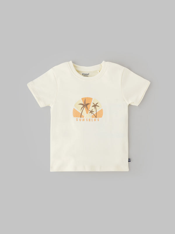 Popees Skin-friendly & Comfy Printed T-shirt (3-36 Months) for Baby Boys