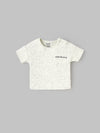 Popees Everyday Wear Baby T-Shirt – Stylish Speckle Print Half Sleeve Tee with Side Buttons(3-24Months)for Baby Boys