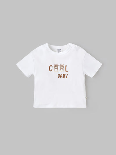 Popees Comfortable & Stylish Shoulder Open Printed Tshirt (3-24 Months) for Baby Boys