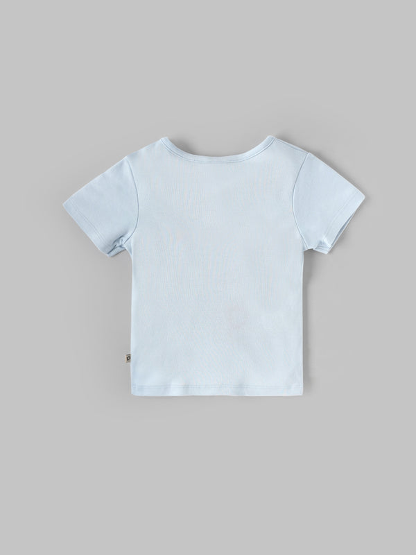 Popees Comfortable & Stylish Chest Printed Boys T-Shirt (3-24 Months) Made of Organic Bamboo Cotton Fabric