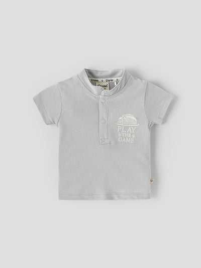 Popees Trendy & Stylish Chest Printed Half Sleeve T-Shirt(3–36 Months)for Baby Boys