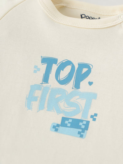 Popees Stylish Lightweight Summer Wear Printed T-Shirt and Shorts Set(3–24 Months)for Baby Boys