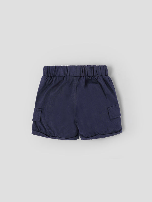 Popees Baby Boys Shirt & Cargo Shorts Set| 3 Months – 18 Months
