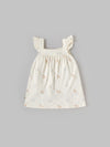 Popees Girls Sleeveless Front Open Dress (3-24 Months) Made of Organic Bamboo Cotton Fabric