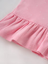 Popees Girls Half-Sleeve Back Open Dress (3-24 Months) Made of Organic Bamboo Cotton Fabric