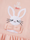 Popees Cute Bunny Design Cotton Dress (3–18 Months) for Baby Girls