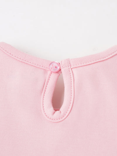 Popees Cute Bunny Design Cotton Dress (3–18 Months) for Baby Girls