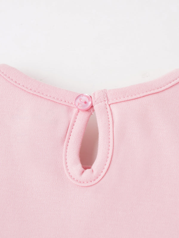 Popees Cute Bunny Design Cotton Dress (3–18 Months) for Baby Girls
