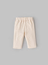 Popees Baby Girls Short Sleeve Cotton Co-ord Set| Cream| 3-24 Months