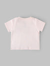 Popees Baby Girls Light Peach Pink T-Shirt | Daily Wear Cotton (3 M to 24 M)