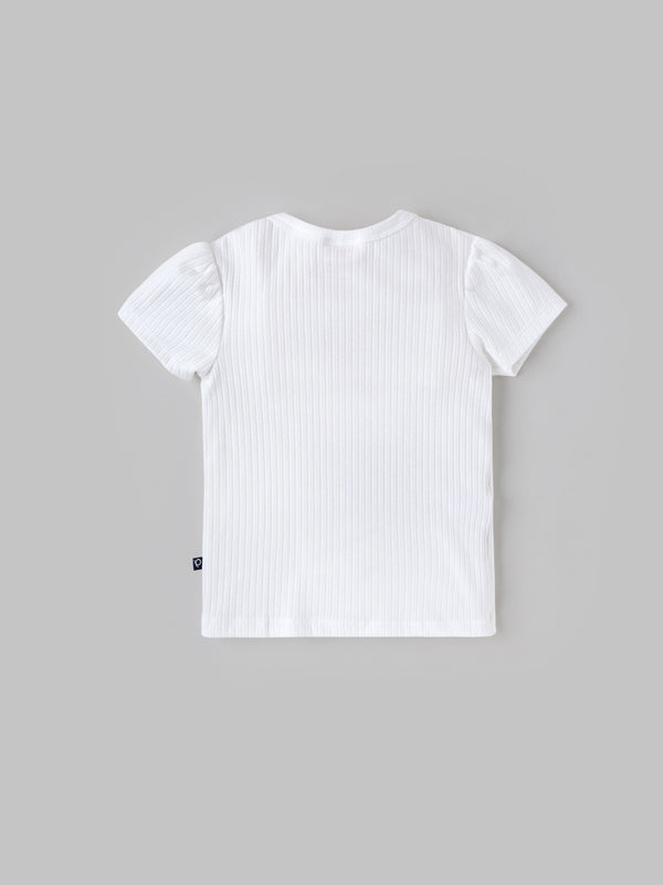 Popees Comfortable Everyday Wear with Cartoon Design Tshirt (3-24 Months) for Baby Girls