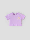 Popees Soft & Stylish Chest Letter Printed T-Shirt (3–24Months) for Baby Girls