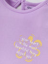 Popees Soft & Stylish Chest Letter Printed T-Shirt (3–24Months) for Baby Girls