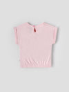 Popees Baby Girls Cap Sleeves Cotton Top| Pink| 3-24 Months