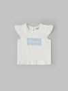 Popees Short Sleeve Back Open Top (3–36 Months) for Baby Girls