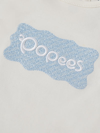 Popees Short Sleeve Back Open Top (3–36 Months) for Baby Girls