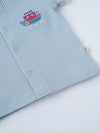 Popees Baby Boys Cotton T Shirt| Light Blue| Tiny Baby, Newborn -9 Months
