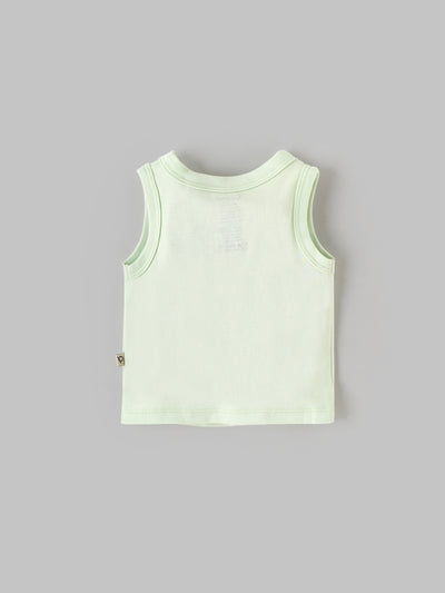 Popees Trendy & Stylish Sleeve Less Front Open Jhabla Top (0–6 Months) for Baby Boys