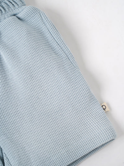 Popees Baby Boys Cotton Waffle Shorts |Soft Elastic Waist Summer Shorts (Newborn to 9 Months)