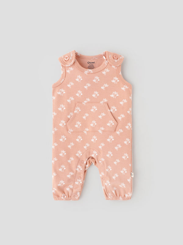 Popees Sleeveless Romper (0–6 Months) for Baby Boys