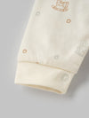 Popees Boys Full-Sleeve Front Open Romper (0-6 Months) Made of Organic Bamboo Cotton Fabric