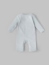 Popees Baby Boys Ribbed Cotton Full Sleeve Romper with Embroidery| Tiny Baby, Newborn-6 Months
