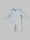 Popees Baby Boys Ribbed Cotton Full Sleeve Romper with Snap Closure| Tiny Baby, Newborn-6 Months