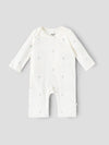 Popees Baby Printed Romper |Cotton Infant Romper, Sailboat Print | Tiny Baby, Newborn to 6 Months