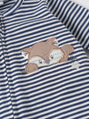 Popees Baby Boys Full Sleeves Cotton Sleepsuit| Navy Blue| Newborn To 9 Months