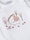 Popees Baby Boys Cotton Sleepsuit with Elephant Embroidery|Full Sleeve Footed Sleepsuit, Soft Newborn Sleepsuit |Newborn–9 Months
