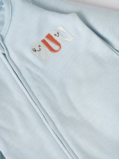 Popees Baby Boys Soft Cotton Footed Sleepsuit| Newborn–9 Months