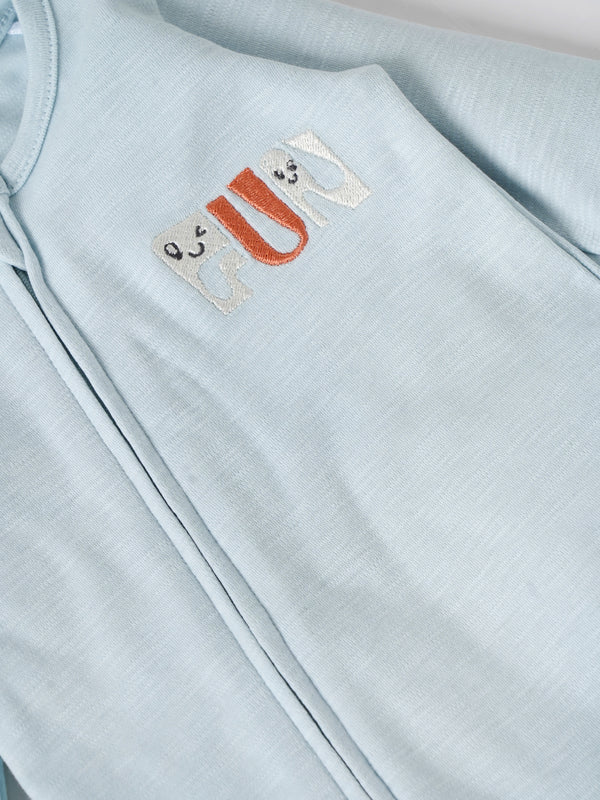 Popees Baby Boys Soft Cotton Footed Sleepsuit| Newborn–9 Months