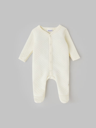 Popees Full-Sleeve Front Open Sleepsuit (0–6 Months) for New Boys
