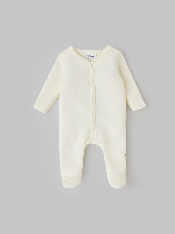 Popees Full-Sleeve Front Open Sleepsuit (0–6 Months) for New Boys