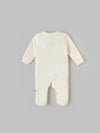 Popees Full-Sleeve Front Open Chest Printed Sleepsuit (0–6 Months) for New Boys