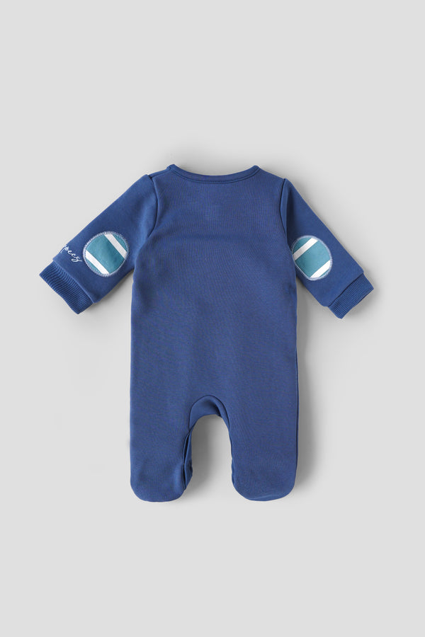 Popees Baby Boys Cotton Full Sleepsuit Romper| Tiny Baby, NewBorn -6 Months