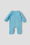 Popees Baby Boys Cotton Full Sleeve Footed Bodysuit Romper| Tiny Baby, NewBorn- 6 Months